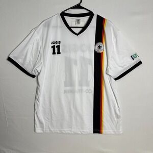 DFB Germany‎ Soccer Jersey Men's Large White Jogis 11 Co-Trainer 2009